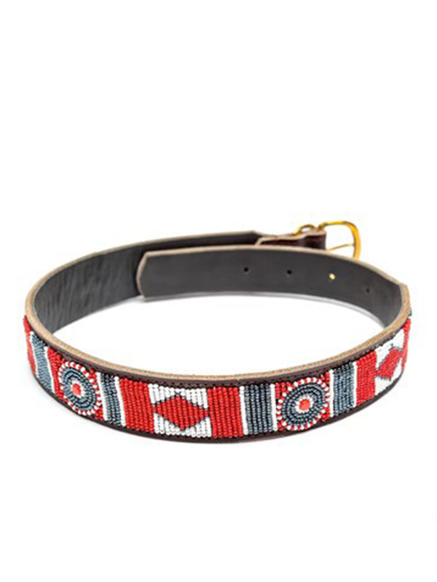Zulu Bark Beaded Dog Collar