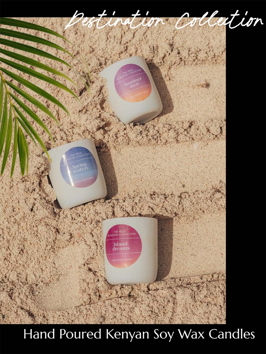 The Hills Collection’s Destination Soy Wax Candles: Travel Kenya Through Scent and Memory