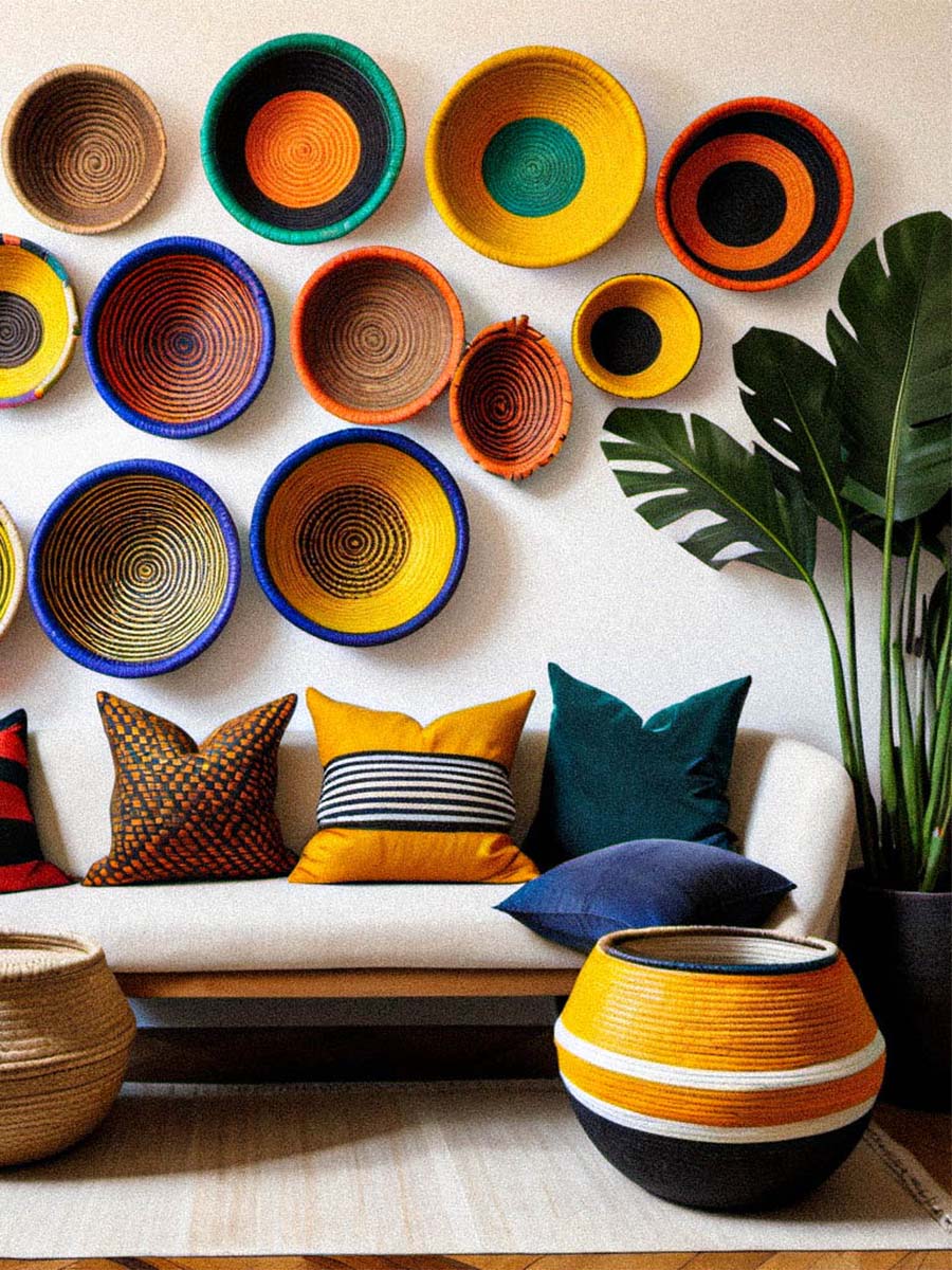 9 Unusual Color Combination ideas for African Wall Décor Baskets That Actually Work