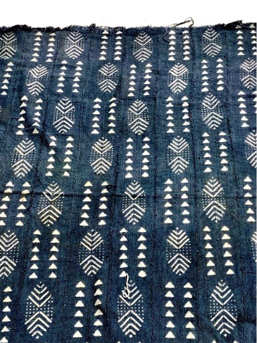 Zebra Zest Print Mudcloth Fabric